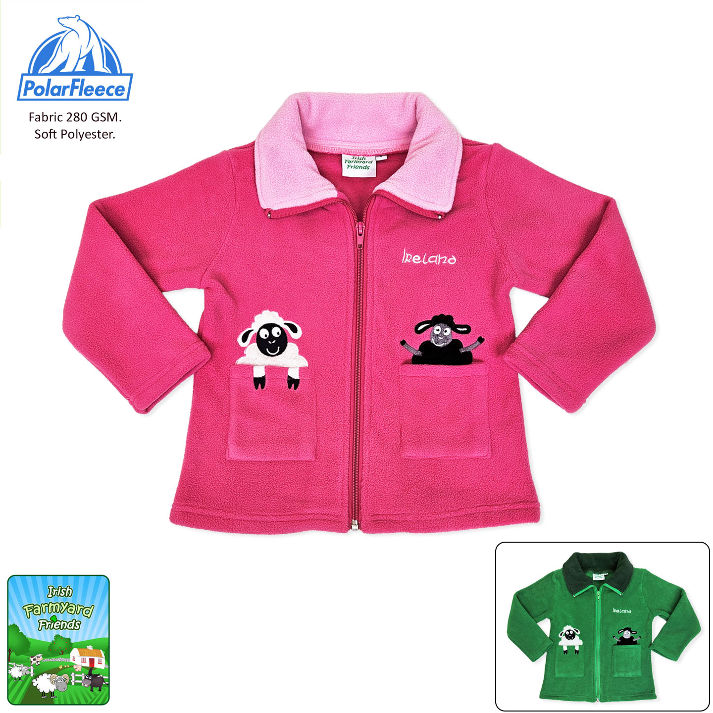 Children's Fleece Zip Jacket - Image 2